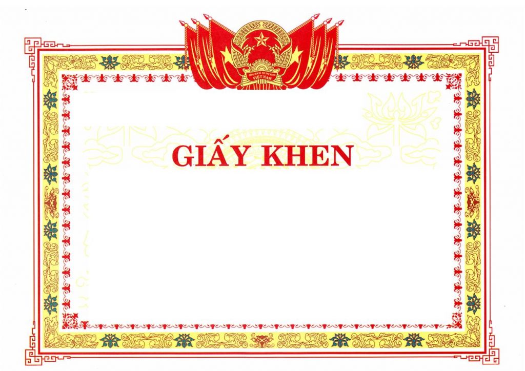 ảnh gỗ bằng khen